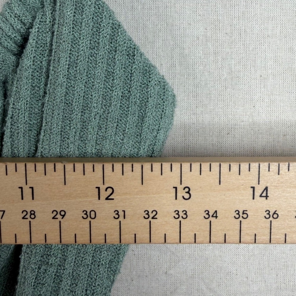 Lulu's Casual Confidence Sage Green Ribbed Tie-Front Mini Dress - Picture 5 of 6